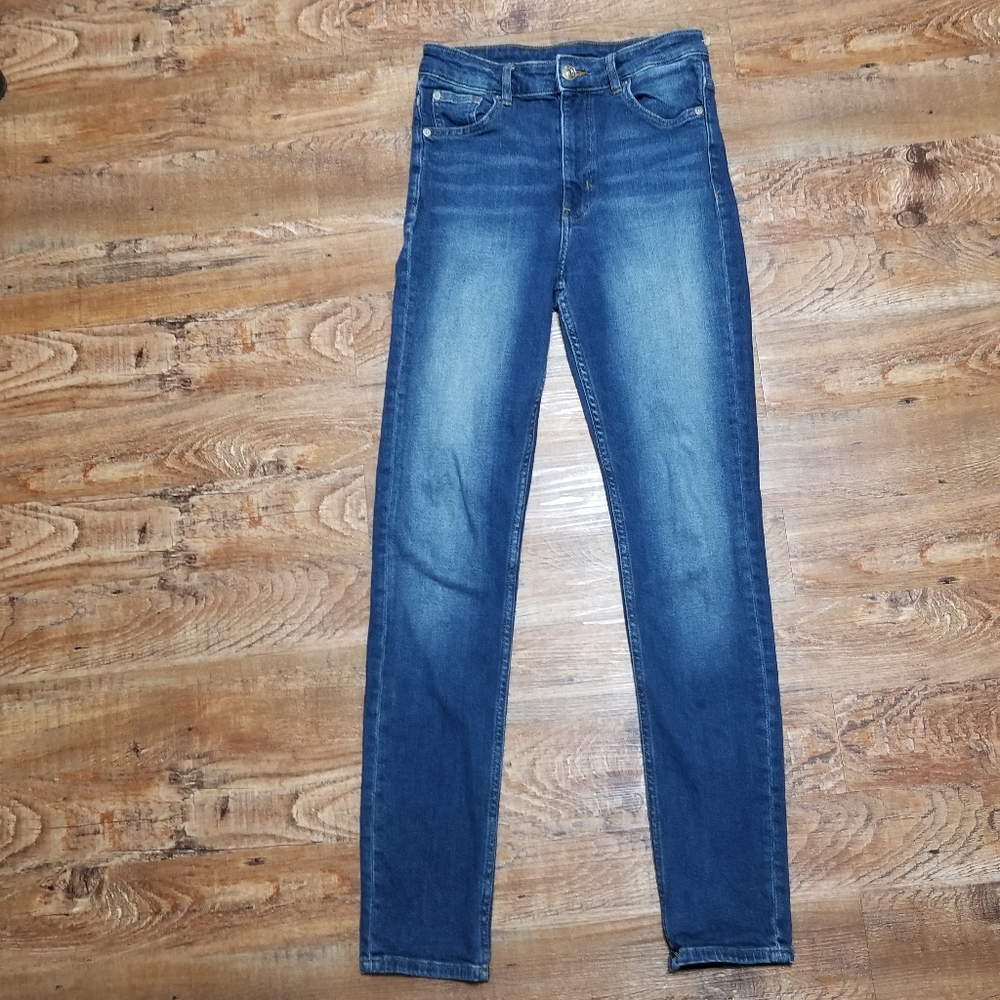 H&M Jean High Waist Denim 8 Skinny Teen Casual